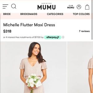 Michelle Flutter Maxi Dress - Show Me Your Mumu - Color: Show me the ring